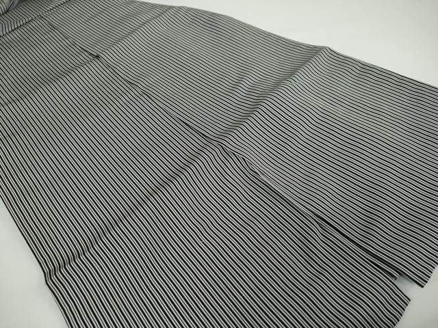 平和屋着物●男性 馬乗り袴 縞 正絹 逸品 DAAW5684ud