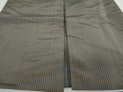 平和屋着物●男性　馬乗り袴　縞　正絹　逸品　DAAW5685ud
