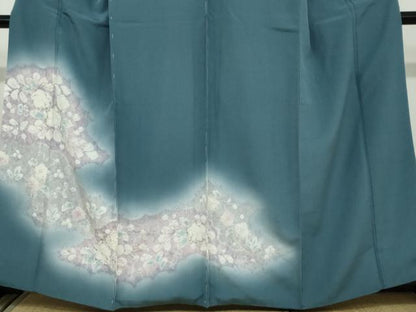 平和屋着物●訪問着　辻が花　暈し染め　正絹　逸品　DAAW5689ud