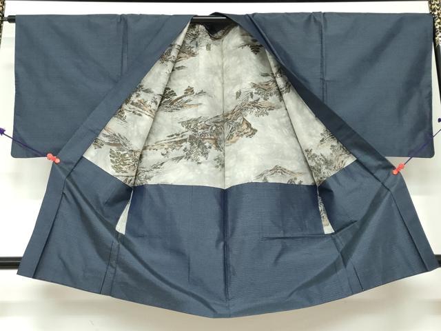 平和屋着物●男性　本場大島紬　アンサンブル　80亀甲　総詰め　正絹　逸品　DAAW5751ud
