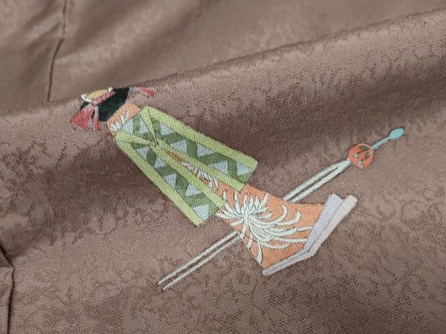 平和屋着物●訪問着 作家物 簪 櫛 かんざし くし 正絹 逸品 DAAW5756ud