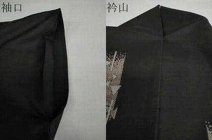 平和屋着物●本場大島紬　9マルキ　抽象文様　正絹　逸品　DAAW5792ud