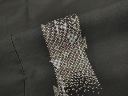 平和屋着物●本場大島紬　9マルキ　抽象文様　正絹　逸品　DAAW5792ud