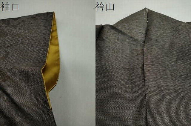 平和屋着物●本場大島紬 舞蝶文 正絹 逸品 DAAW5800ud