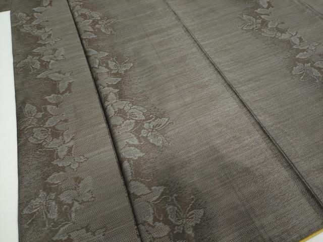 平和屋着物●本場大島紬 舞蝶文 正絹 逸品 DAAW5800ud