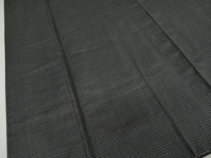 平和屋着物●男性 紬 アンサンブル 長羽織 亀甲文様 正絹 逸品 DAAW5827ud