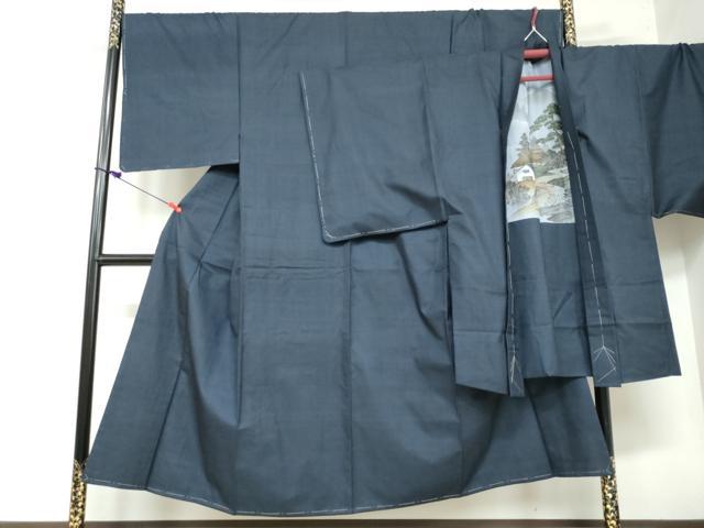 平和屋着物●男性 本場大島紬 アンサンブル 100亀甲 総詰め 正絹 逸品 未使用 DAAW5830
