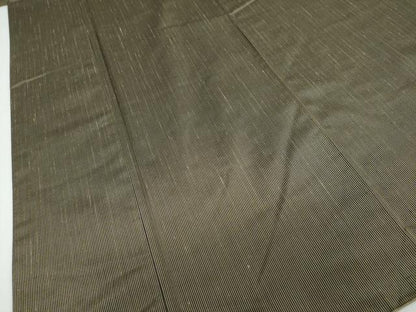 平和屋着物●上田つむぎ 縞 証紙付き 正絹 逸品 DAAW5835ud