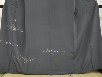 平和屋着物●訪問着　扇面文　金彩　正絹　逸品　DAAW5839ud