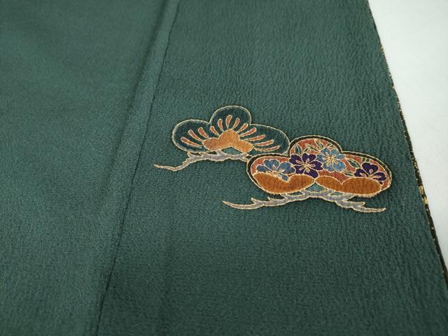 平和屋着物●訪問着 流水松文 暈し染め 金彩 正絹 逸品 DAAW5888ud