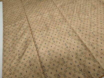 平和屋着物●上質な紬 抽象文様 正絹 逸品 DAAW5922ud