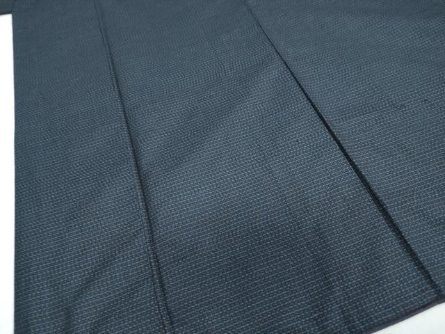 平和屋着物●男性 本場大島紬 アンサンブル 長羽織 抽象文様 正絹 逸品 DAAW5937ud