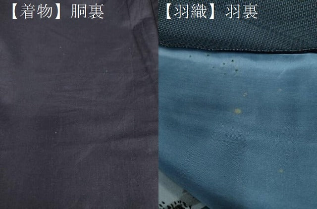 平和屋着物●男性　本場大島紬　アンサンブル　100亀甲　総詰め　正絹　逸品　DAAW5938ud