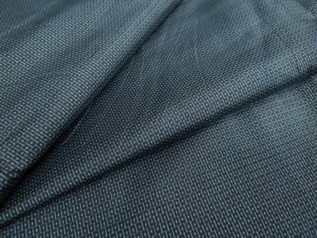 平和屋着物●男性　本場大島紬　アンサンブル　100亀甲　総詰め　正絹　逸品　DAAW5938ud