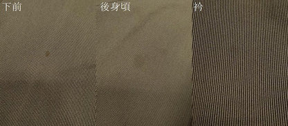 平和屋着物●江戸小紋 紺屋二代目 保科 万筋 憲法色×肥後煤竹色 正絹 逸品 DAAW5946ud