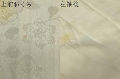 平和屋着物●長襦袢 無双仕立て 絞り 辻が花地紋 暈し染め 正絹 逸品 DAAW5993ud
