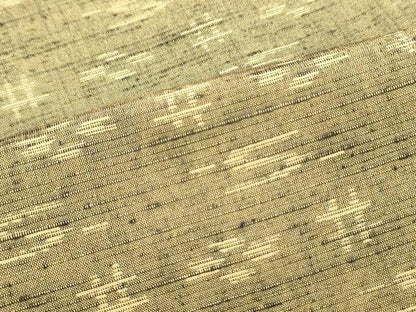 平和屋着物■上質な紬　幾何学文様　正絹　逸品　DAAW6890ob