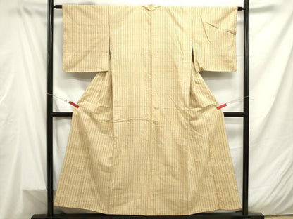 平和屋着物■上質な紬　間道　正絹　逸品　DAAW6892ob