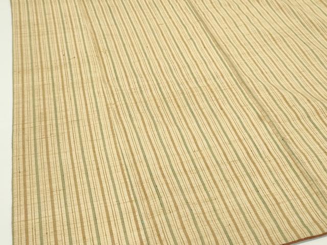 平和屋着物■上質な紬　間道　正絹　逸品　DAAW6892ob