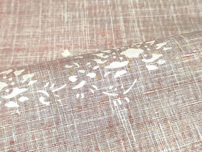 平和屋着物●全通柄袋帯 更紗花文 金銀彩 正絹 逸品 DAAW6953ob