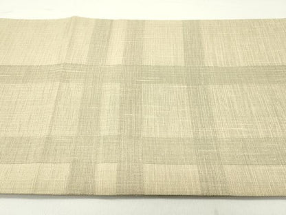 平和屋着物●太鼓柄袋帯　唐織　格子丸文　正絹　逸品　DAAW6954ob