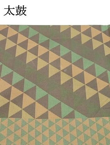 平和屋着物●両面　全通柄袋帯　鱗間道　正絹　逸品　DAAW6979ob