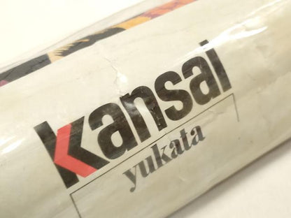 平和屋着物∴夏物 世界的ファッションデザイナー 山本寛斎 kansaiブランド 浴衣 反物 着尺 紅梅織 格子花文 綿 未使用 DAAW7366zzz