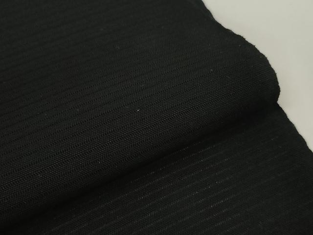 平和屋着物＊夏物 黒紋付 黒反物 着尺 絽 五泉 小忌染 逸品 未使用 DAAW7437zzz
