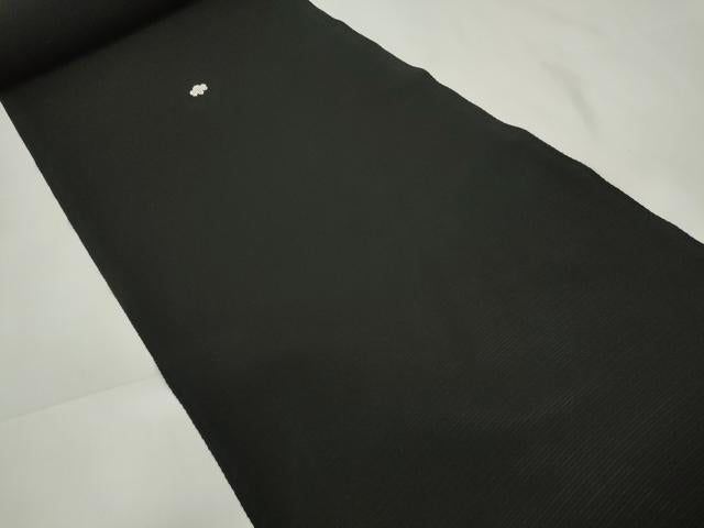 平和屋着物＊夏物 黒紋付 黒反物 着尺 絽 檳榔子染 神路黒 逸品 未使用 DAAW7441zzz