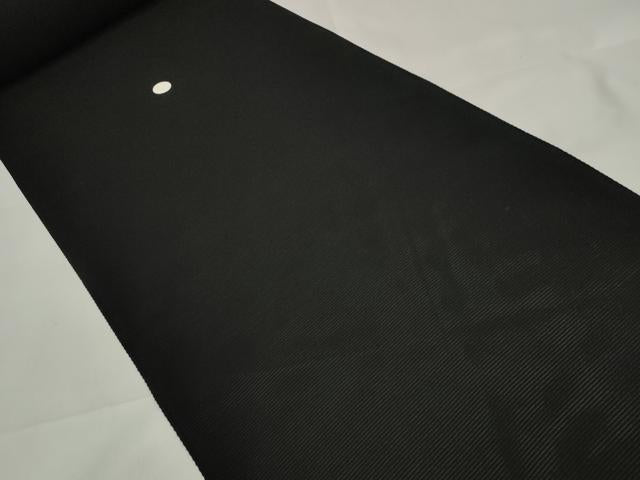 平和屋着物＊夏物 黒紋付 黒反物 着尺 駒絽 五泉 神光 古代泥黒染 堅牢染 逸品 未使用 DAAW7442zzz