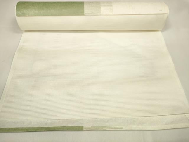 平和屋着物＊夏物 長襦袢 反物 着尺 本駒絽 生成り色 洗える着物 未使用 DAAW7457zzz