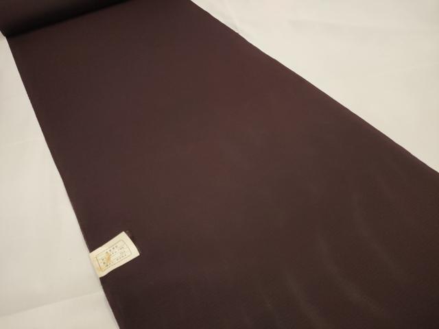 平和屋着物＊夏物 色無地 反物 着尺 駒絽 黒鳶色 洗える着物 未使用 DAAW7460zzz