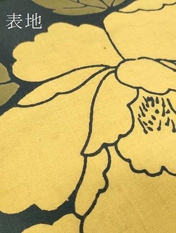 平和屋着物∴夏物 浴衣 反物 着尺 牡丹 綿 逸品 未使用 DAAW7496zzz