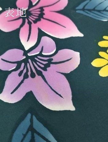 平和屋着物∴夏物 浴衣 反物 着尺 舞花文 綿 逸品 未使用 DAAW7497zzz