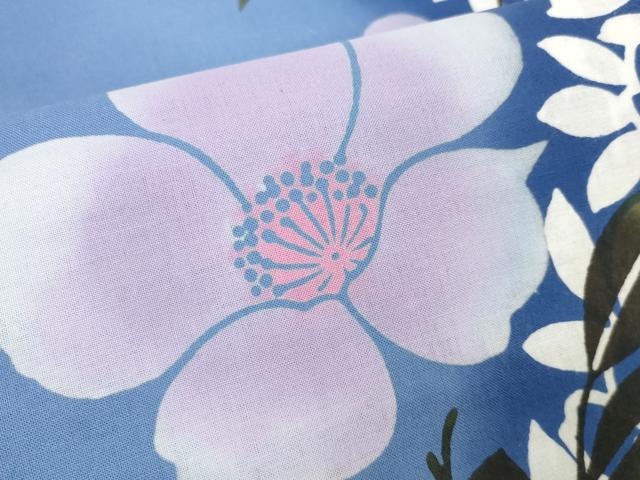平和屋着物∴夏物 浴衣 反物 着尺 花並べ 綿 逸品 未使用 DAAW7533zzz