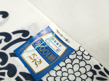 平和屋着物∴夏物 浴衣 反物 着尺 乱菊 綿 逸品 未使用 DAAW7535zzz