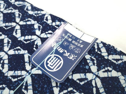 平和屋着物∴夏物 浴衣 反物 着尺 光源氏 七宝間道 綿 逸品 未使用 DAAW7536zzz