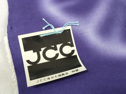 平和屋着物∴夏物　世界的ファッションデザイナー　山本寛斎　kansaiブランド　浴衣　反物　着尺　朝顔　綿　逸品　未使用　DAAW7539zzz