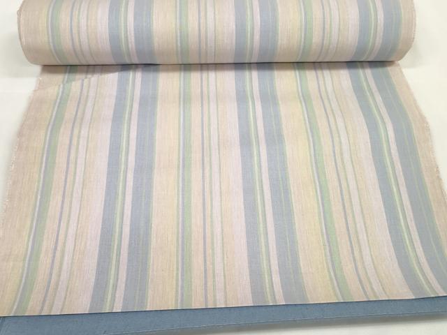 平和屋着物＊夏物　浴衣　反物　着尺　間道　綿　逸品　未使用　DAAW7541zzz
