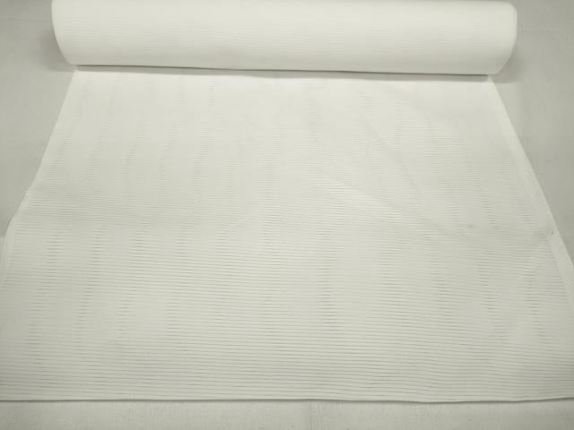 平和屋着物＊夏物 長襦袢 反物 着尺 絽 生成り色 洗える着物 未使用 DAAW7743zzz