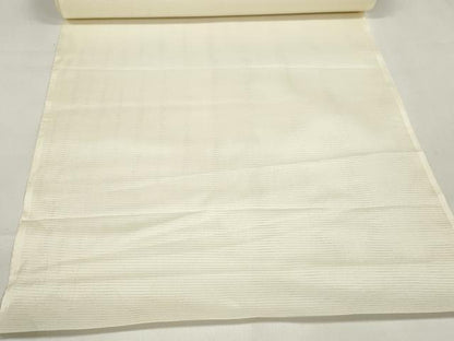 平和屋着物＊夏物　長襦袢　反物　着尺　駒絽　生成り色　逸品　未使用　DAAW7744zzz