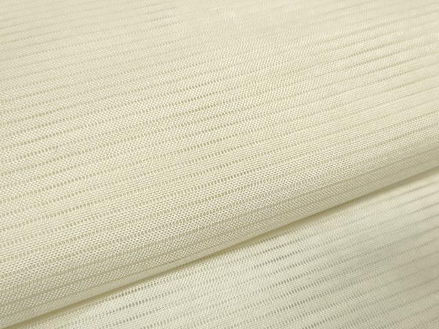 平和屋着物＊夏物　長襦袢　反物　着尺　駒絽　生成り色　逸品　未使用　DAAW7744zzz