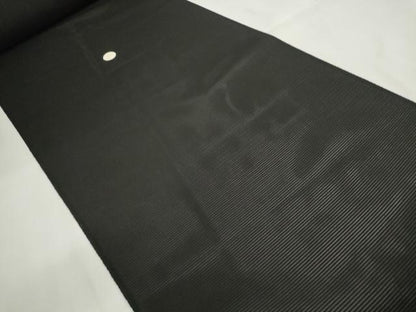 平和屋着物＊夏物 黒紋付 黒反物 着尺 絽 深泥黒 丹後ちりめん 逸品 未使用 DAAW7753zzz