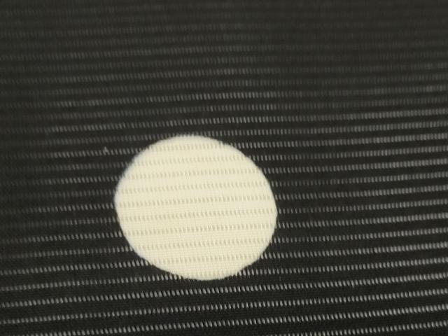 平和屋着物＊夏物 黒紋付 黒反物 着尺 絽 深泥黒 丹後ちりめん 逸品 未使用 DAAW7753zzz