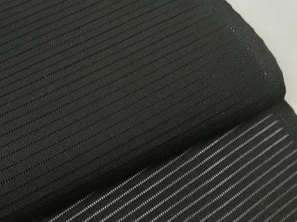 平和屋着物＊夏物 黒紋付 黒反物 着尺 絽 深泥黒 丹後ちりめん 逸品 未使用 DAAW7753zzz