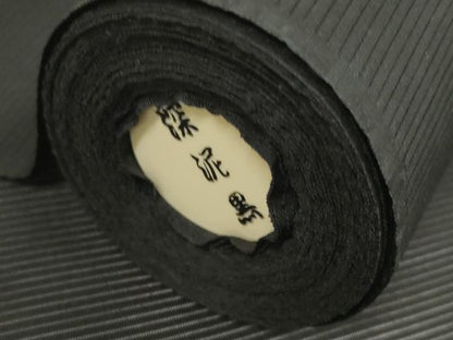 平和屋着物＊夏物　黒紋付　黒反物　着尺　絽　逸品　未使用　DAAW7754zzz