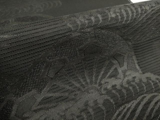 平和屋着物＊夏物 名古屋帯 帯反物 絽 立波片輪車文 逸品 未使用 DAAW7824zzz
