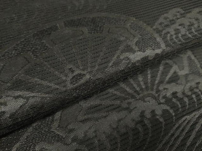 平和屋着物＊夏物 名古屋帯 帯反物 絽 立波片輪車文 逸品 未使用 DAAW7824zzz