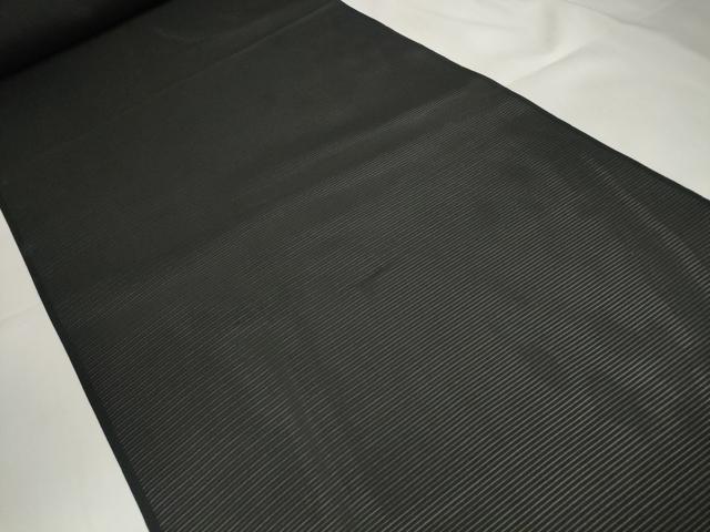 平和屋着物＊夏物 黒紋付 黒反物 着尺 絽 東レシルック 洗える着物 未使用 DAAW7968zzz
