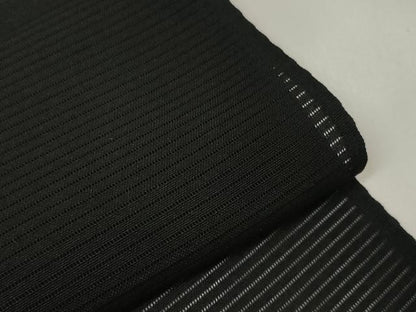 平和屋着物＊夏物 黒紋付 黒反物 着尺 絽 草木染 逸品 未使用 DAAW7969zzz